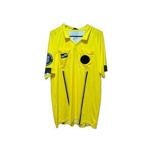 Official Sports Men's Large Soccer Referee USSF Pro Jersey Shirt Yellow